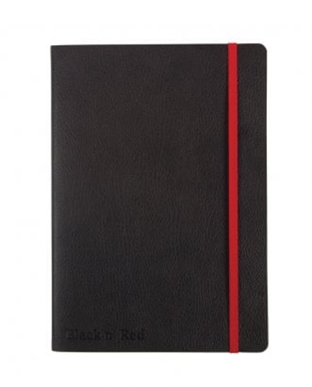 Picture of Oxford OXFORD BLACK N´RED BUSINESS JOURNAL SOFT COVER A5 BLACK