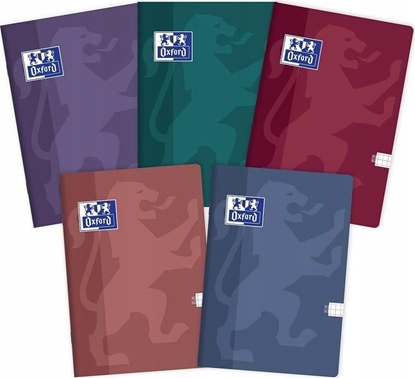 Attēls no Oxford Zeszyt A4/80K kratka Touch Trend (5szt) OXFORD