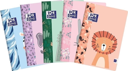 Attēls no Oxford Zeszyt A5/32K linia podwójna kolorowa Kids (10szt)