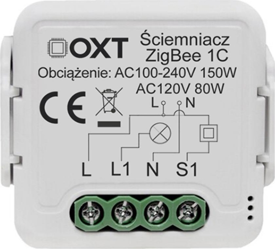 Picture of OXT Modu OXT mini ciemniacz 1 obwód ZigBee TUYA