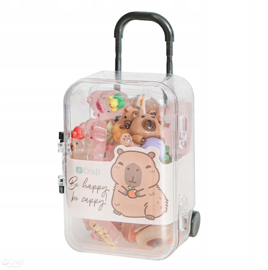 Picture of Ozdoby polimerowe 3D - kapibara w walizce 20szt