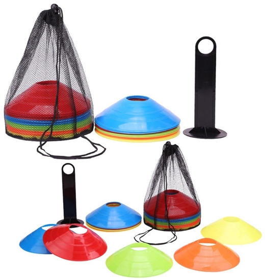 Picture of Pachoki Treningowe Stojak Siatka Transportowa Kolorowe Zestaw 50szt.