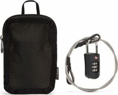 Attēls no Pacsafe Zamek szyfrowy z link stalow Pacsafe Prosafe 1000, Black