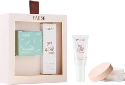 Picture of PAESE_SET All About The Base 1 Get The Glow Look rozwietlajcy krem do twarzy 30ml + Beauty Powder sypki puder jczmienny 10g