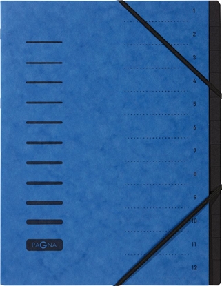 Picture of Pagna Teczka 12 Fächer 1-12 blau