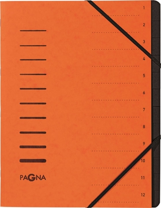Picture of Pagna Teczka 12 Fächer 1-12 orange