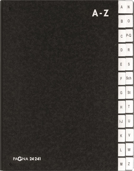 Picture of Pagna Teczka Pultordner Classic 24 Fächer A-Z schwarz