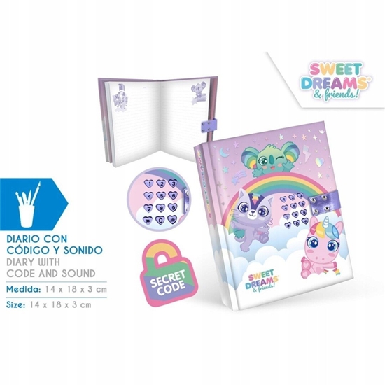 Picture of Kids Euroswan Pamitnik na kod z efektami dwikowymi Sweet Dreams KL11680