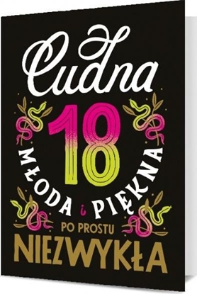 Attēls no Pan Dragon Karnet B6 18 Urodziny - cudna, moda, pikna K.B6-1897