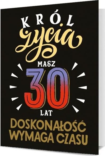 Изображение Pan Dragon Karnet B6 30 Urodziny - król ycia K.B6-1898