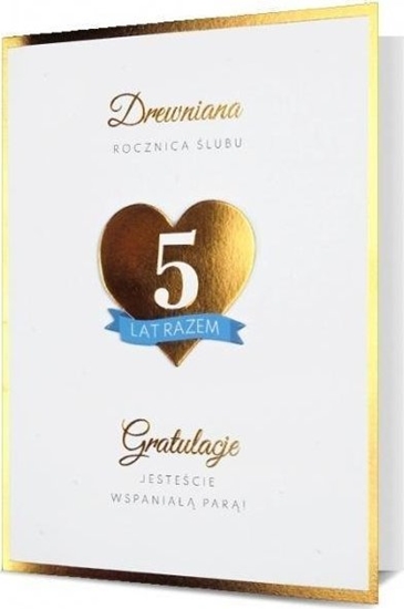 Picture of Pan Dragon Karnet B6 HM-200 5 Rocznica lubu, serce HM200-2524