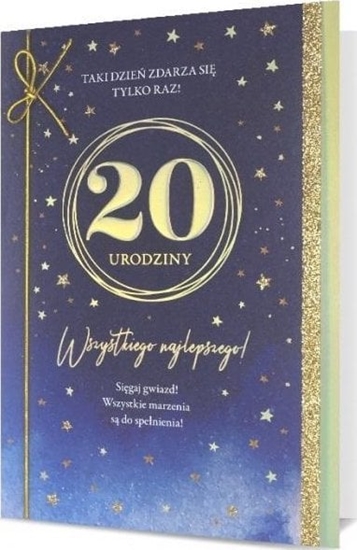 Picture of Pan Dragon Karnet B6 Urodziny 20