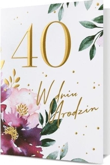 Picture of Pan Dragon Karnet B6 Urodziny 40