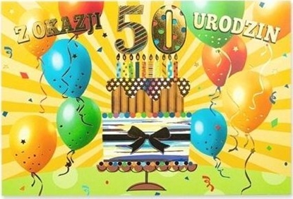 Изображение Pan Dragon Karnet B6 Urodziny 50