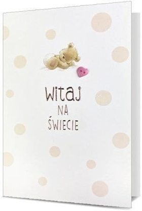 Picture of Pan Dragon Karnet HM200 Witaj na wiecie róowa