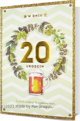 Picture of Pan Dragon Kartki karnet HM 200- 2293 Urodziny Pan Dragon