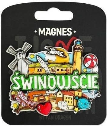 Picture of Pan Dragon Magnes I love Poland winoujcie ILP-MAG-C-SWI-40