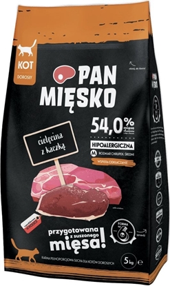 Attēls no Pan Misko Karma sucha dla kota Cielcina z kaczk (dorosy) chrupki M 5kg