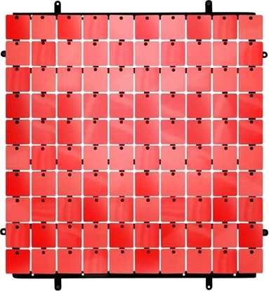 Attēls no Panel dekoracyjny czerwony 30x30cm/ 100 kwadratów