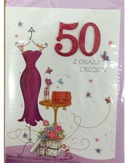 Picture of Panorama Karnet urodziny B6 Premium 67 + koperta