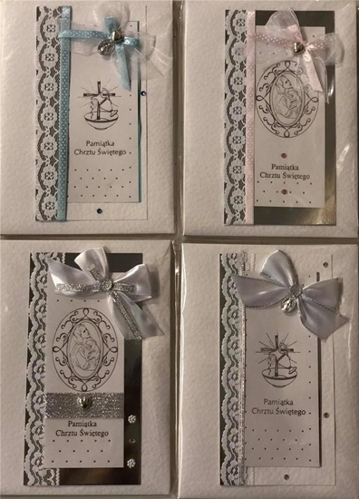 Picture of Panorama Ksieczka rcznie zdobiona A5 Chrzest Mix wzorów