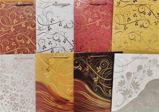 Picture of Panorama Torebka laminowana zocona grafika PL-6 LUX mix (26x33x14cm)