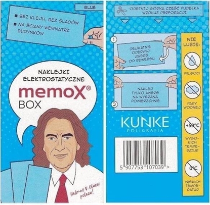 Attēls no Panta Plast Karteczki elektrostatyczne 50szt. niebieskie