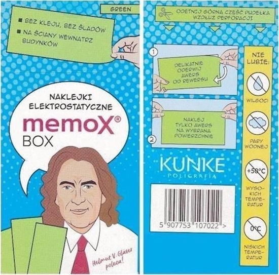 Picture of Panta Plast Karteczki elektrostatyczne 50szt. zielone