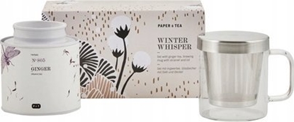 Attēls no Paper & Tea Paper & Tea - Winter Whisper - Zestaw szklany kubek z sitkiem + herbata