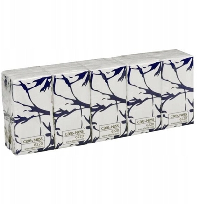 Изображение Paper handkerchiefs, ABENA Care-Ness Excellent, 3-ply, 20.7x21cm, white