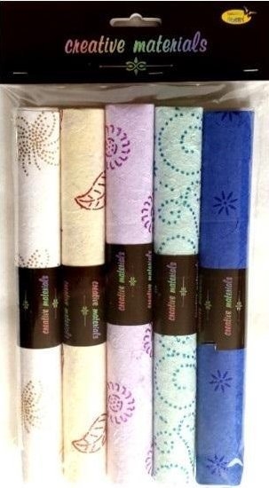 Изображение Papier czerpany ozdobny gm 100 25x35cm 5 ark