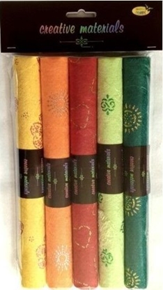 Picture of Papier czerpany ozdobny gm 100 25x35cm 5 ark