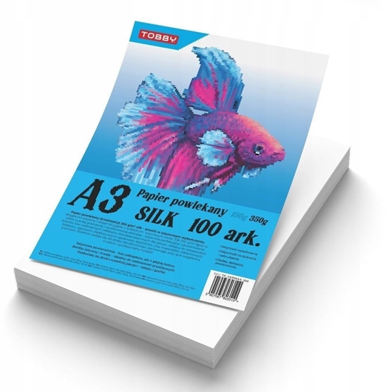 Picture of Papier kredowy powlekany A3 350 g/m silk 100 ark