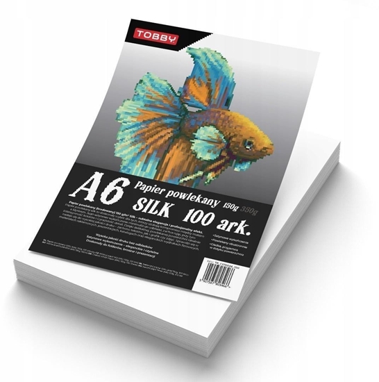 Picture of Papier kredowy powlekany A6 150 g/m silk 100 ark
