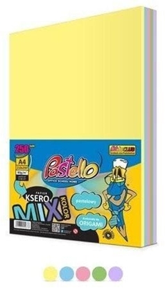 Picture of Papier ksero A4 80g 5 kolorów 250 arkuszy pastel