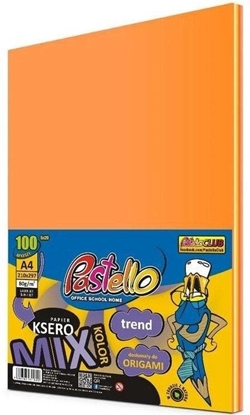 Picture of Papier ksero A4 80g 5 kolorów pomara 100 arkuszy