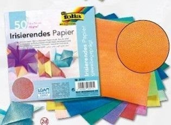 Picture of Papier opalizujcy toczenie tkaninowe 14x14cm 50s