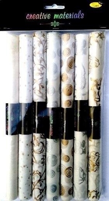 Picture of Papier transparentny z nadrukiem 25x30cm 7szt