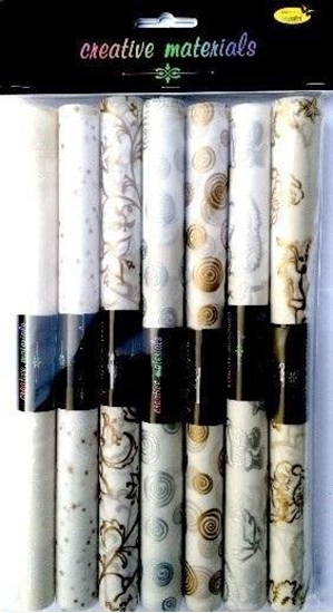 Picture of Papier transparentny z nadrukiem 25x30cm 7szt