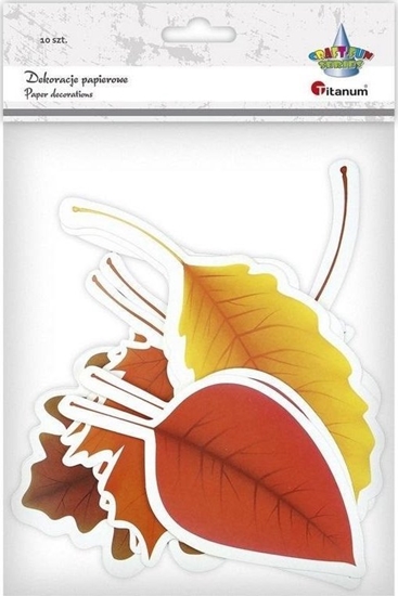 Picture of Papierowe licie mix 5 wzorów 10szt