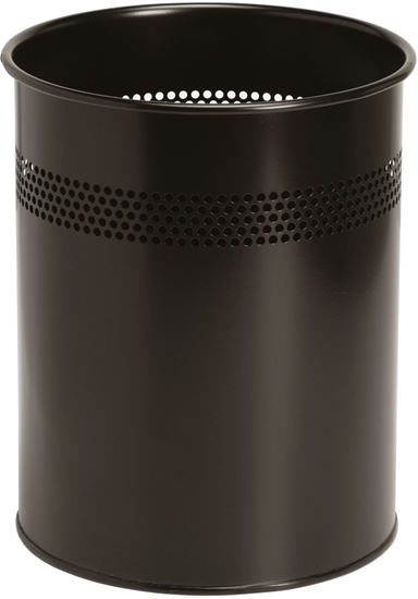 Picture of Papirkurv TWIN Metal 15 ltr. sort