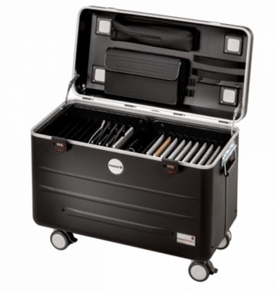 Attēls no PARAT PARAPROJECT Case TC20 GaN TwinCharge USB-A/USB-C f. 20 Tablets 32,77cm 12,9Zoll iOS/And/Win CO/PD/QC ohne Kabel schwarz