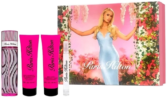 Изображение Paris Hilton Paris Hilton zestaw woda perfumowana spray 100ml + balsam do ciaa 90ml + el pod prysznic 90ml + woda perfumowana
