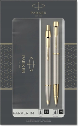 Изображение Parker ZESTAW DUGOPISÓW+PIÓRO KULKOWE IM STAL GT 2093217