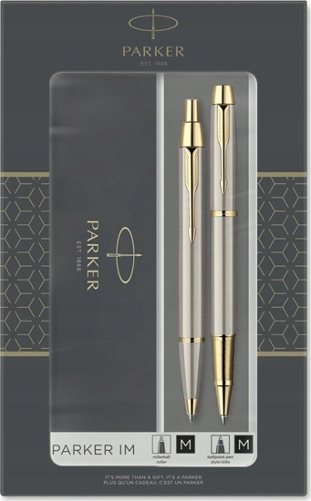 Изображение Parker ZESTAW DUGOPISÓW+PIÓRO KULKOWE IM STAL GT 2093217