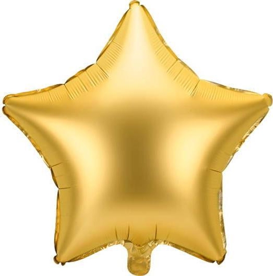 Picture of Party Deco Balon foliowy gwiazdka 48cm zoty
