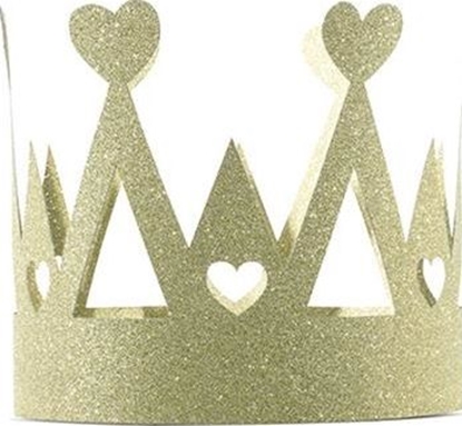 Picture of Party Deco Korona Sweet Love, zota, 11 cm. uniwersalny
