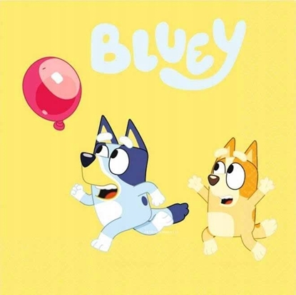 Attēls no Party Deco Serwetki Bluey 33x33cm 16szt