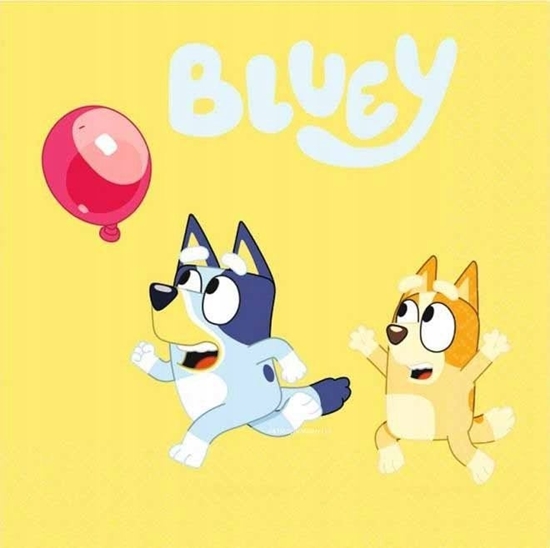 Picture of Party Deco Serwetki Bluey 33x33cm 16szt