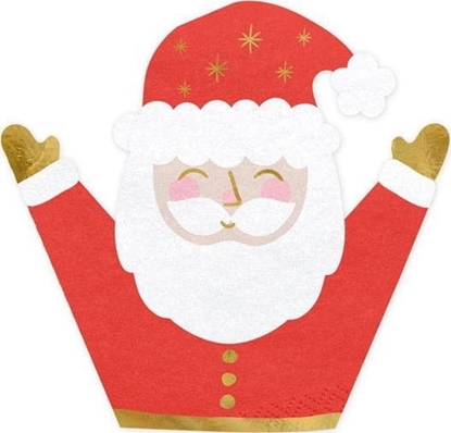 Picture of Party Deco Serwetki Mikoaj, mix, 16x15cm one size